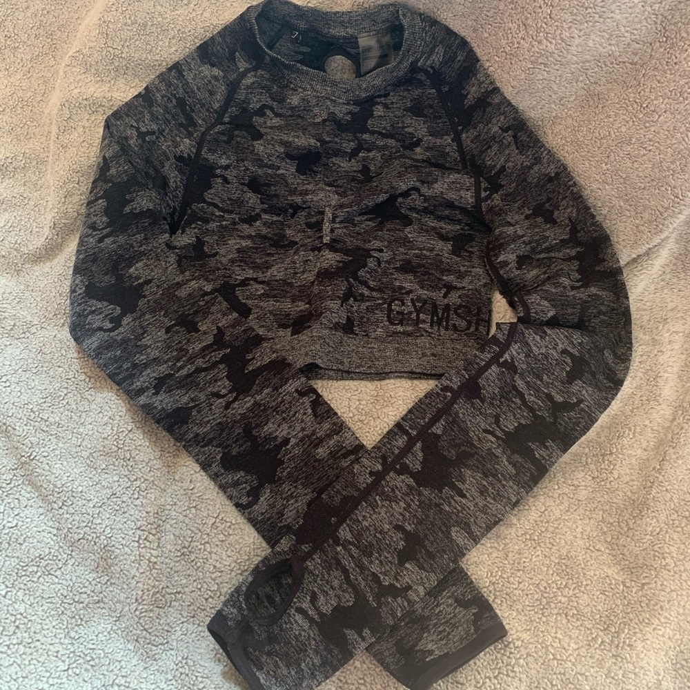 Gymshark Camo Long Sleeve